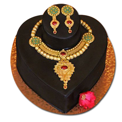 "Wedding Fondant cake - code09 (3 Kgs) - Click here to View more details about this Product